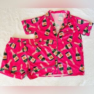 SHESHOW Champagne Pink Pajama Set NEW Women’s Size Small S